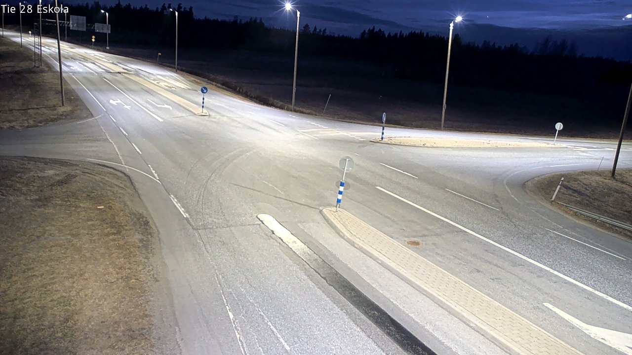 Weather Camera Image Väg 28 Eskola, Kannus, Keski-Pohjanmaa