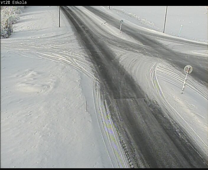 Weather Camera Image Väg 28 Eskola, Kannus, Keski-Pohjanmaa