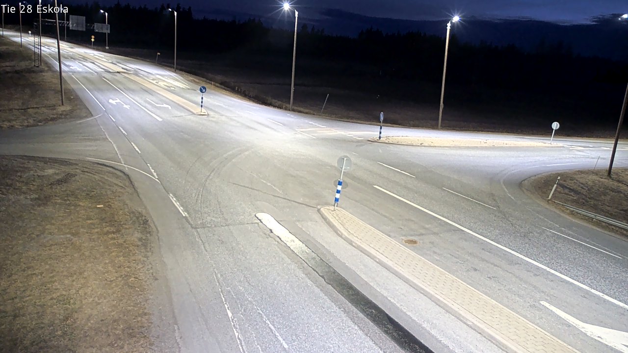 Weather Camera Image Väg 28 Eskola, Kannus, Keski-Pohjanmaa