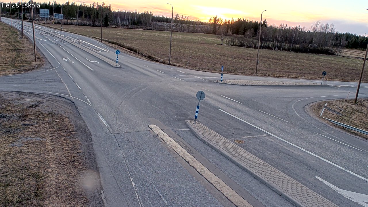 Weather Camera Image Väg 28 Eskola, Kannus, Keski-Pohjanmaa