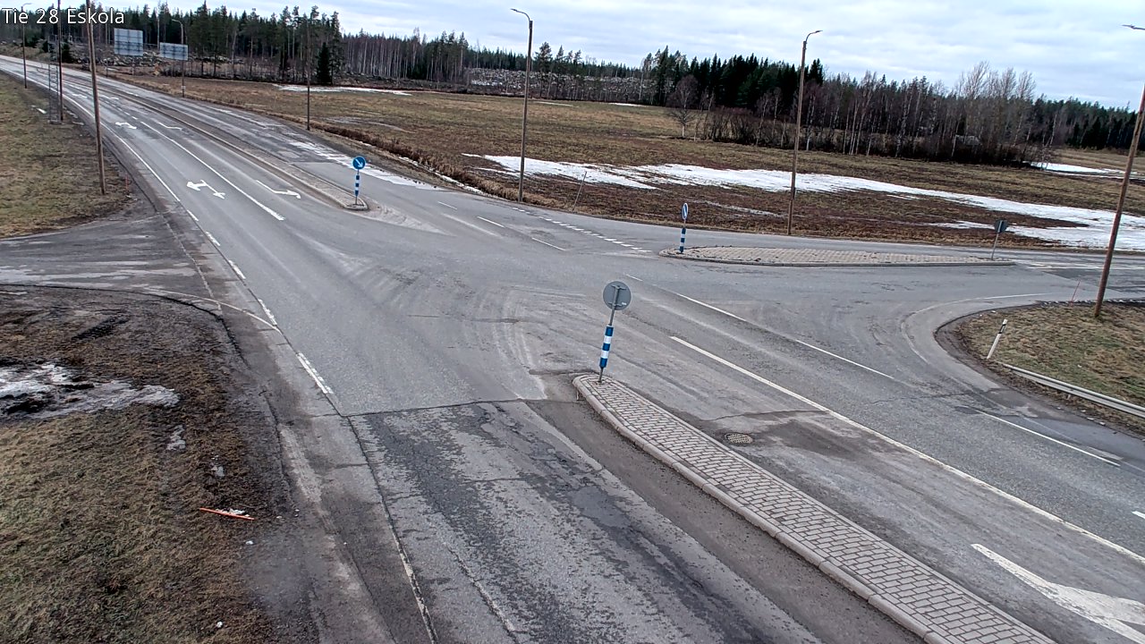 Weather Camera Image Väg 28 Eskola, Kannus, Keski-Pohjanmaa