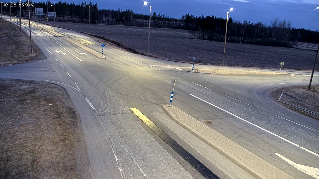Weather Camera Image Väg 28 Eskola, Kannus, Keski-Pohjanmaa