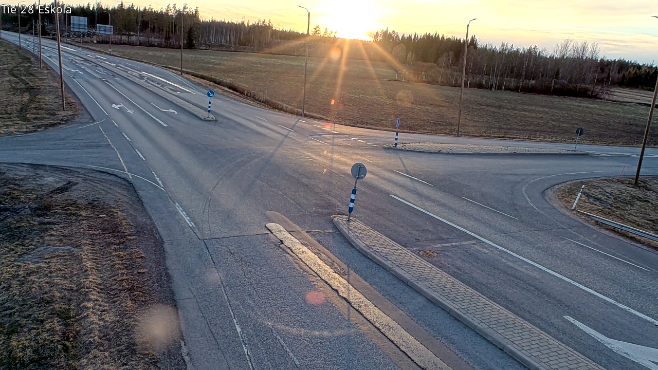 Weather Camera Image Väg 28 Eskola, Kannus, Keski-Pohjanmaa