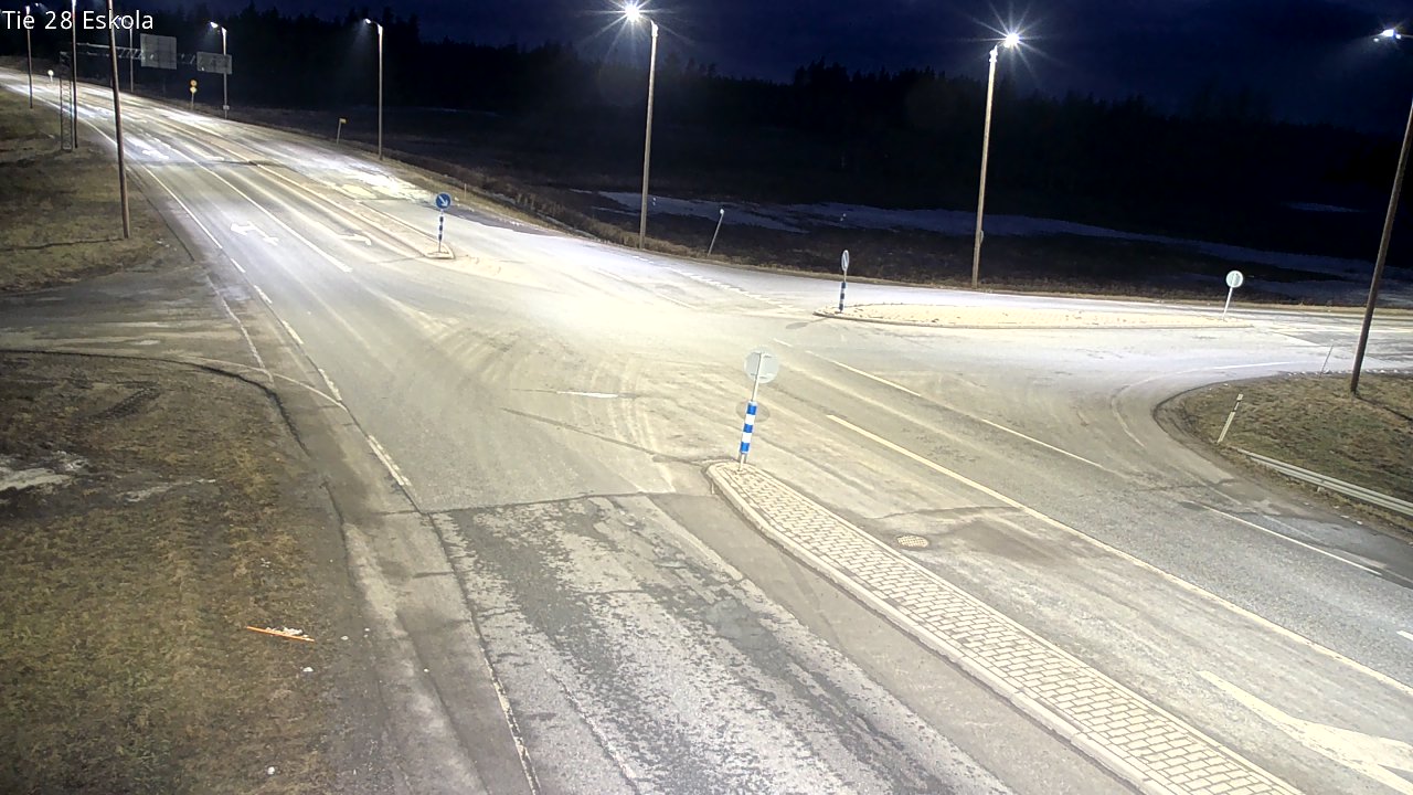 Weather Camera Image Väg 28 Eskola, Kannus, Keski-Pohjanmaa
