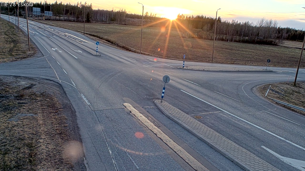 Weather Camera Image Väg 28 Eskola, Kannus, Keski-Pohjanmaa