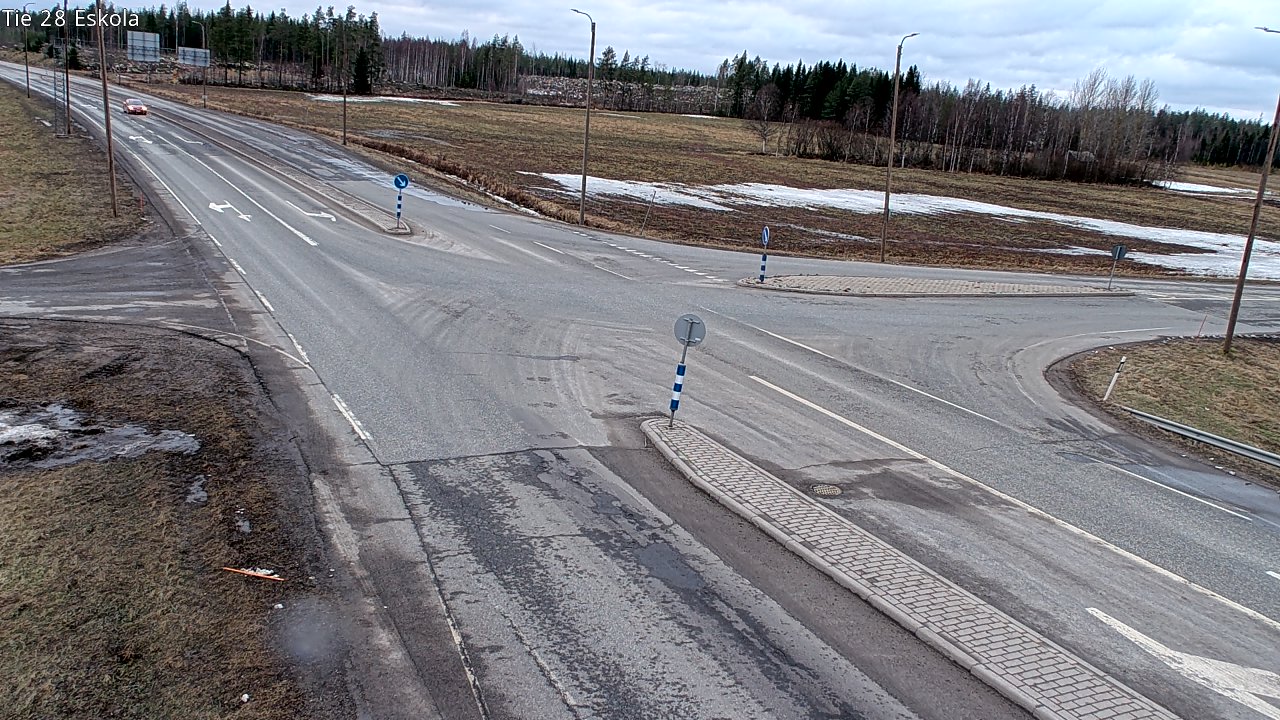 Weather Camera Image Väg 28 Eskola, Kannus, Keski-Pohjanmaa