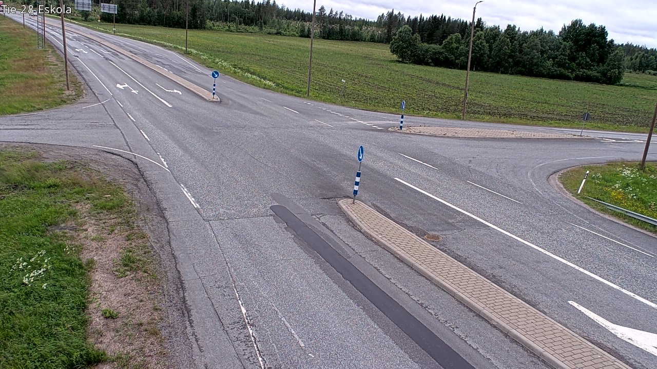Weather Camera Image Väg 28 Eskola, Kannus, Keski-Pohjanmaa