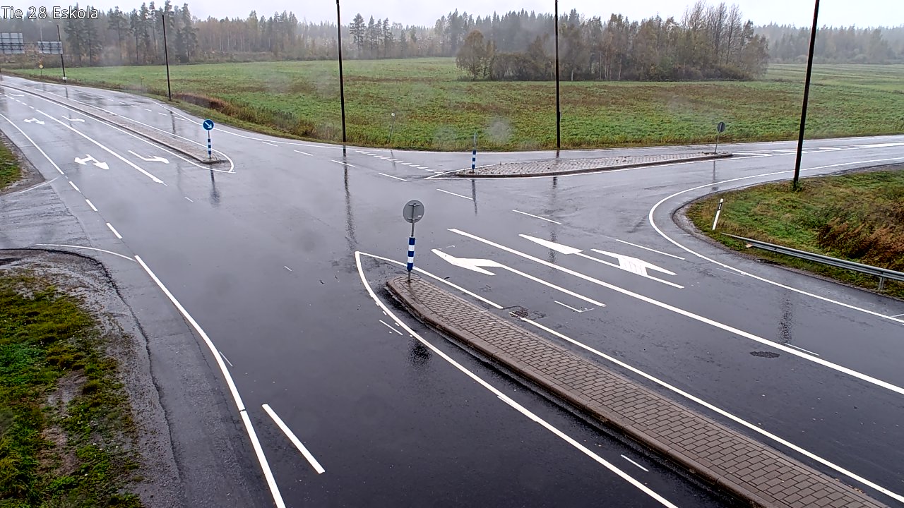 Weather Camera Image Väg 28 Eskola, Kannus, Keski-Pohjanmaa
