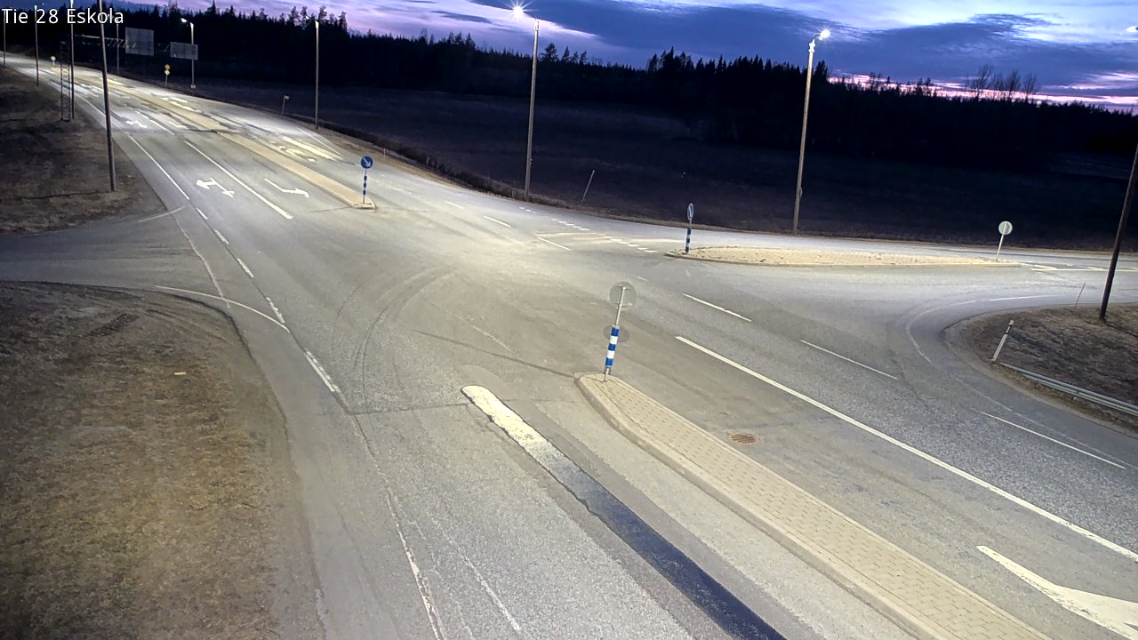 Weather Camera Image Väg 28 Eskola, Kannus, Keski-Pohjanmaa