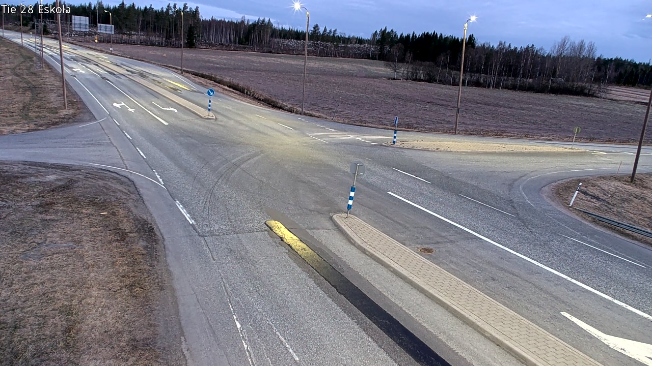 Weather Camera Image Väg 28 Eskola, Kannus, Keski-Pohjanmaa