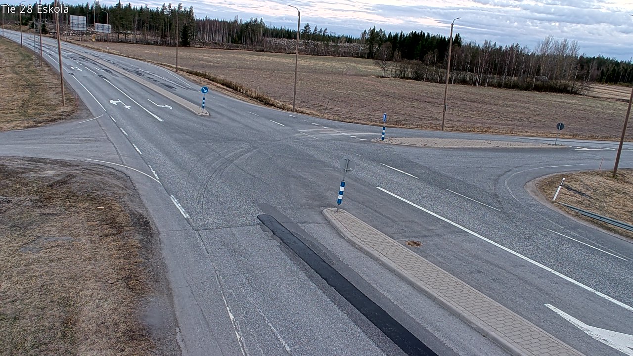 Weather Camera Image Väg 28 Eskola, Kannus, Keski-Pohjanmaa