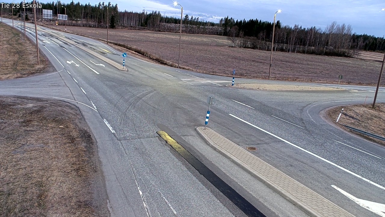Weather Camera Image Väg 28 Eskola, Kannus, Keski-Pohjanmaa
