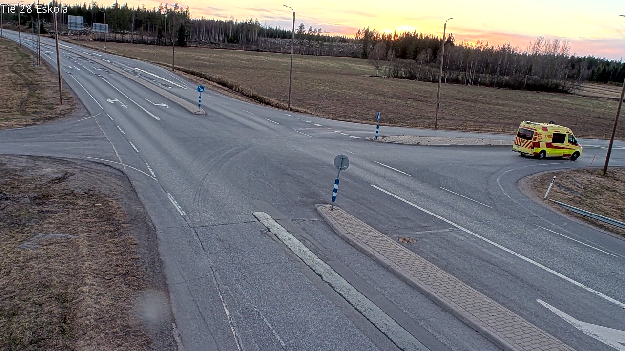 Weather Camera Image Väg 28 Eskola, Kannus, Keski-Pohjanmaa