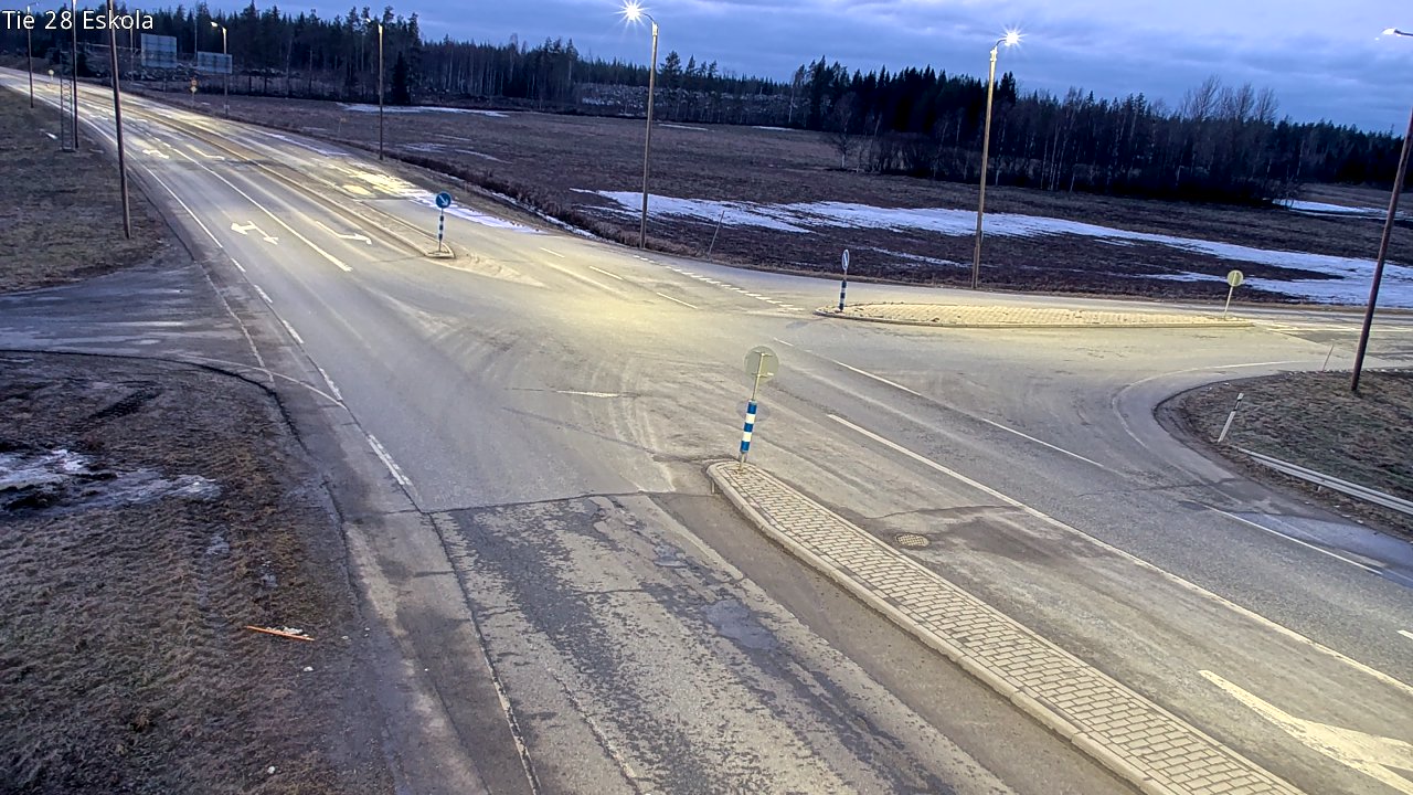 Weather Camera Image Väg 28 Eskola, Kannus, Keski-Pohjanmaa