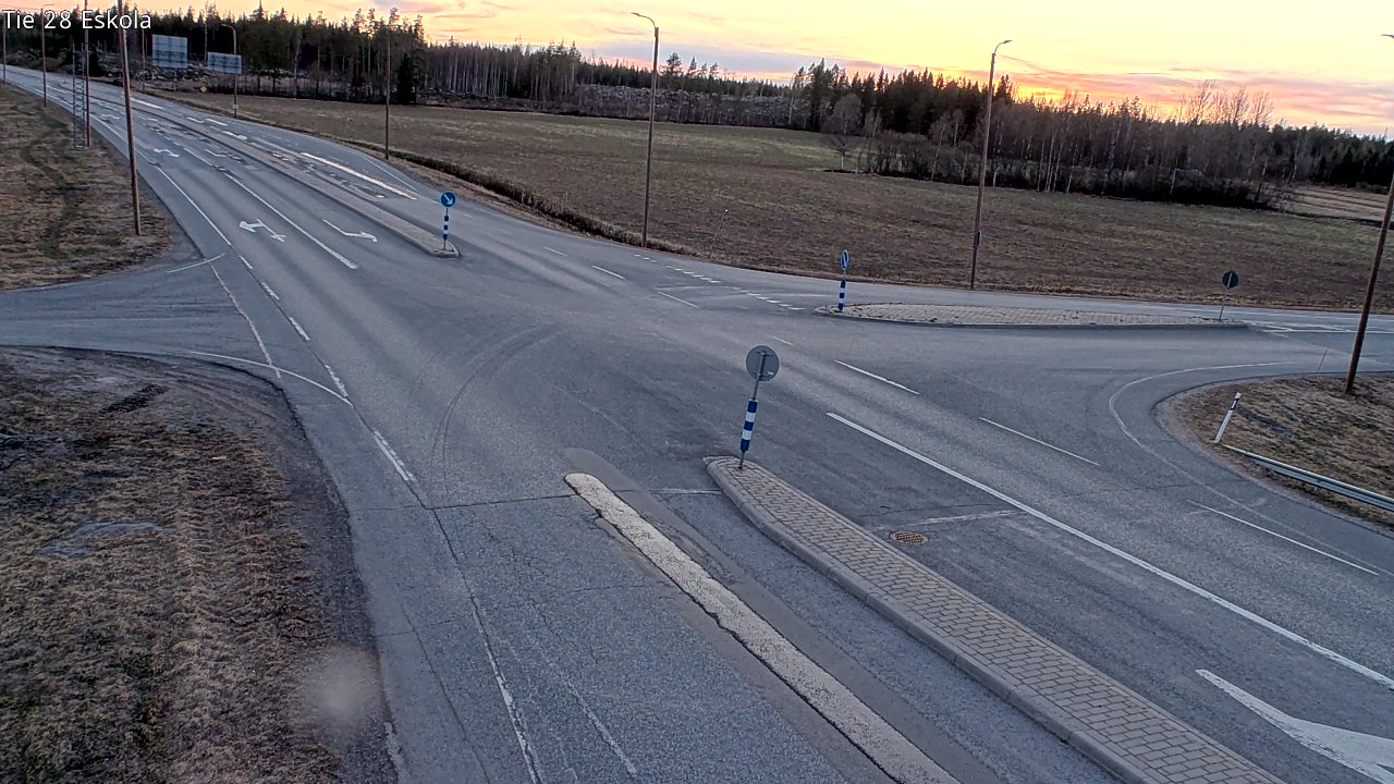 Weather Camera Image Väg 28 Eskola, Kannus, Keski-Pohjanmaa