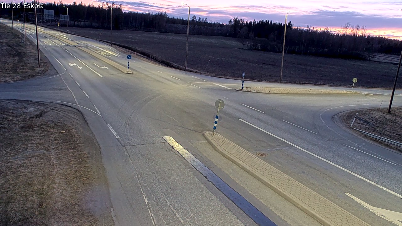 Weather Camera Image Väg 28 Eskola, Kannus, Keski-Pohjanmaa