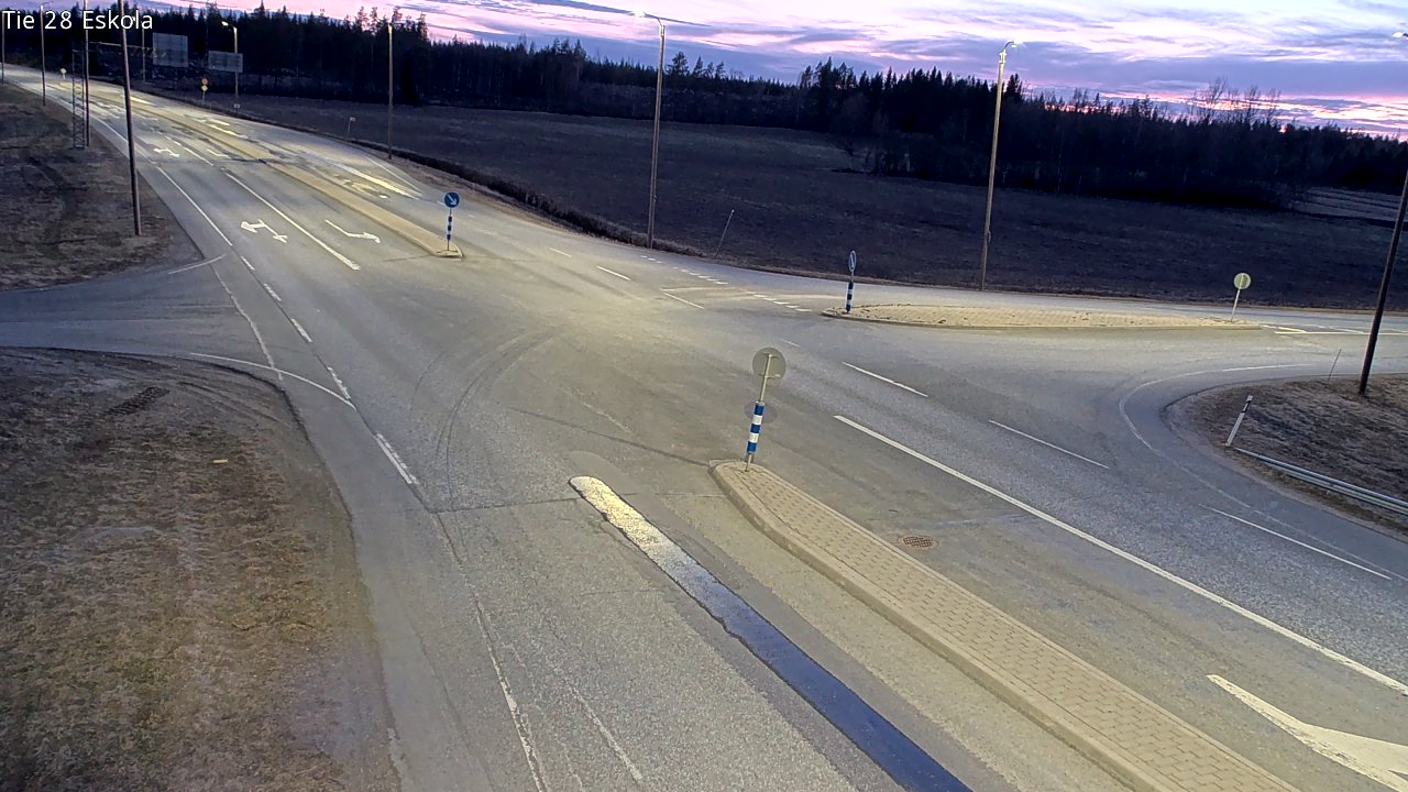 Weather Camera Image Väg 28 Eskola, Kannus, Keski-Pohjanmaa