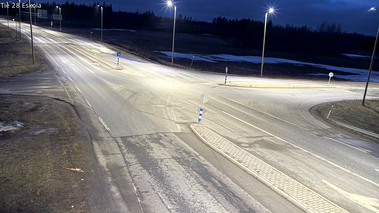 Weather Camera Image Väg 28 Eskola, Kannus, Keski-Pohjanmaa