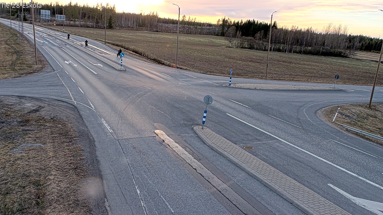 Weather Camera Image Väg 28 Eskola, Kannus, Keski-Pohjanmaa