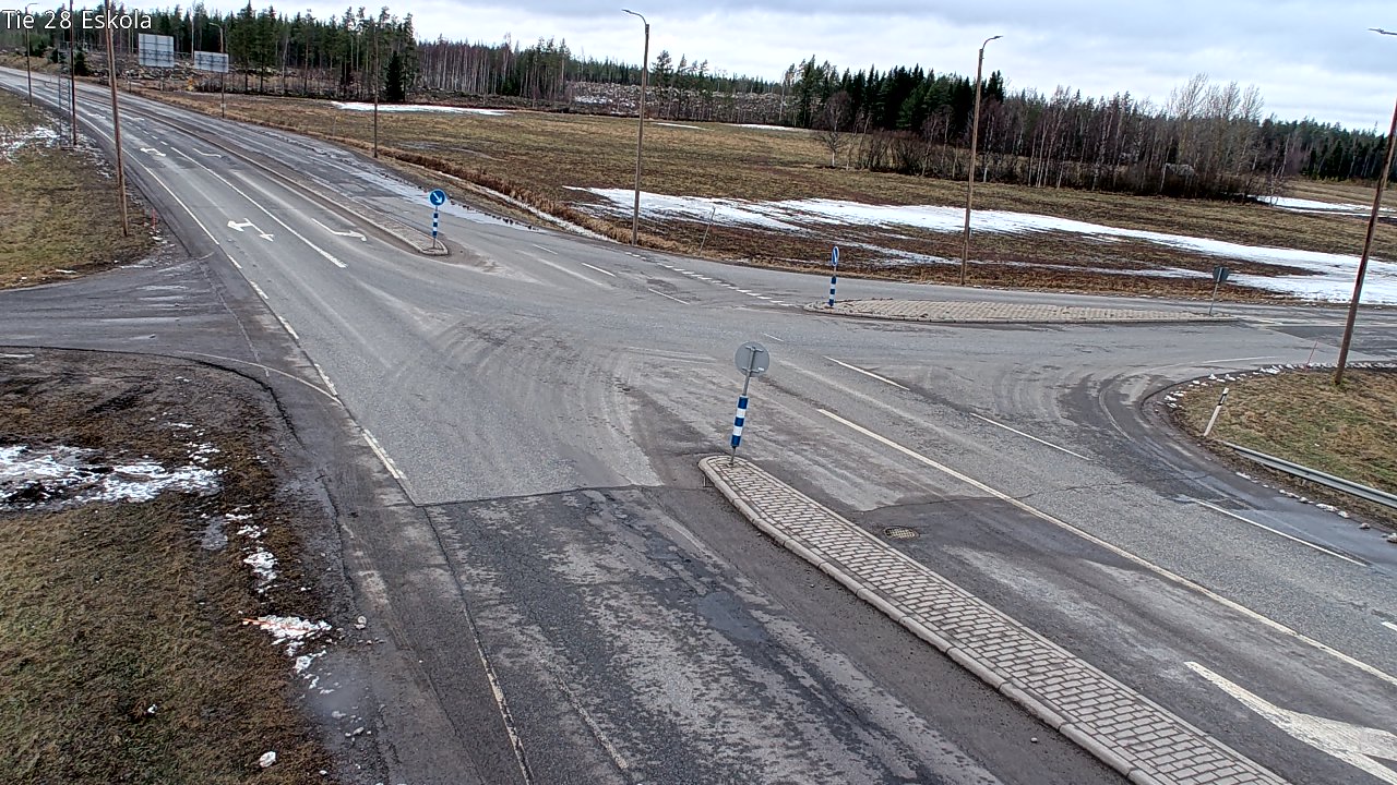 Weather Camera Image Road 28 Eskola, Kannus, Keski-Pohjanmaa