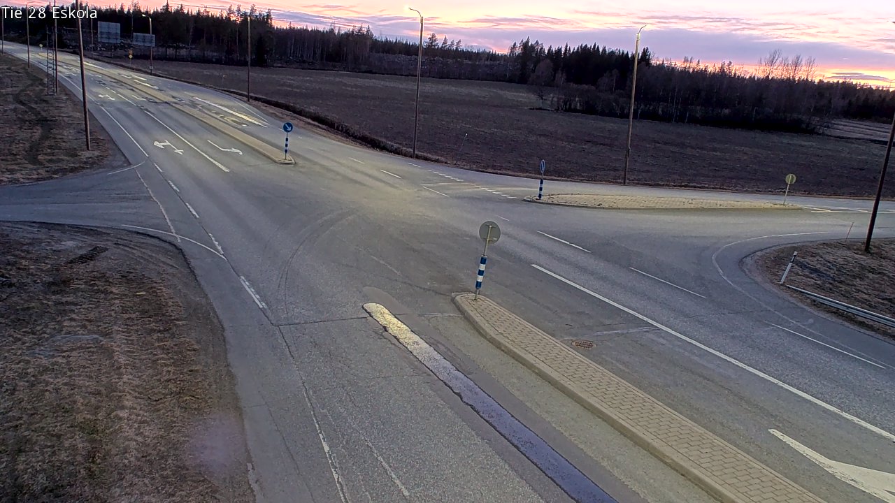 Weather Camera Image Väg 28 Eskola, Kannus, Keski-Pohjanmaa