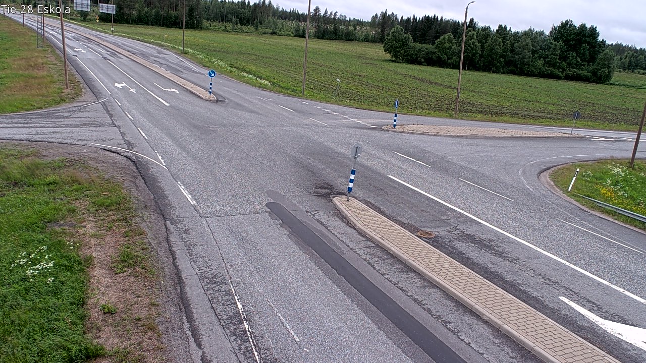 Weather Camera Image Väg 28 Eskola, Kannus, Keski-Pohjanmaa