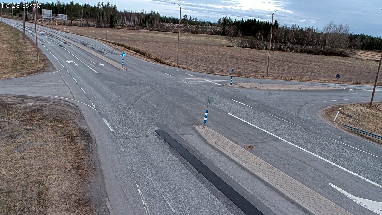Weather Camera Image Väg 28 Eskola, Kannus, Keski-Pohjanmaa