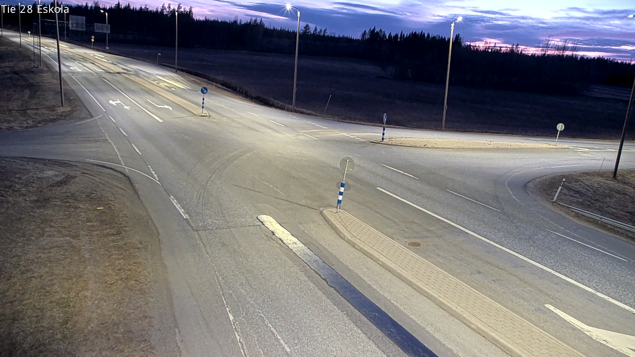 Weather Camera Image Väg 28 Eskola, Kannus, Keski-Pohjanmaa