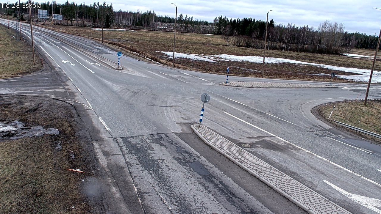 Weather Camera Image Väg 28 Eskola, Kannus, Keski-Pohjanmaa