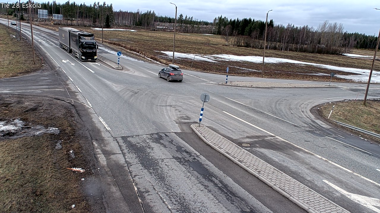 Weather Camera Image Road 28 Eskola, Kannus, Keski-Pohjanmaa