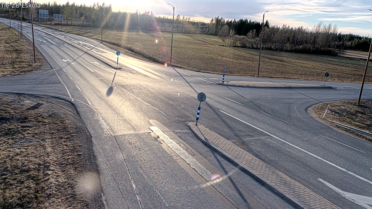 Weather Camera Image Väg 28 Eskola, Kannus, Keski-Pohjanmaa