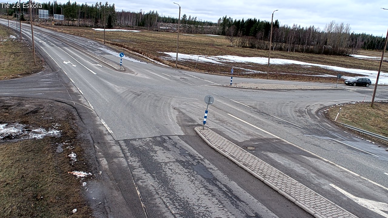 Weather Camera Image Road 28 Eskola, Kannus, Keski-Pohjanmaa