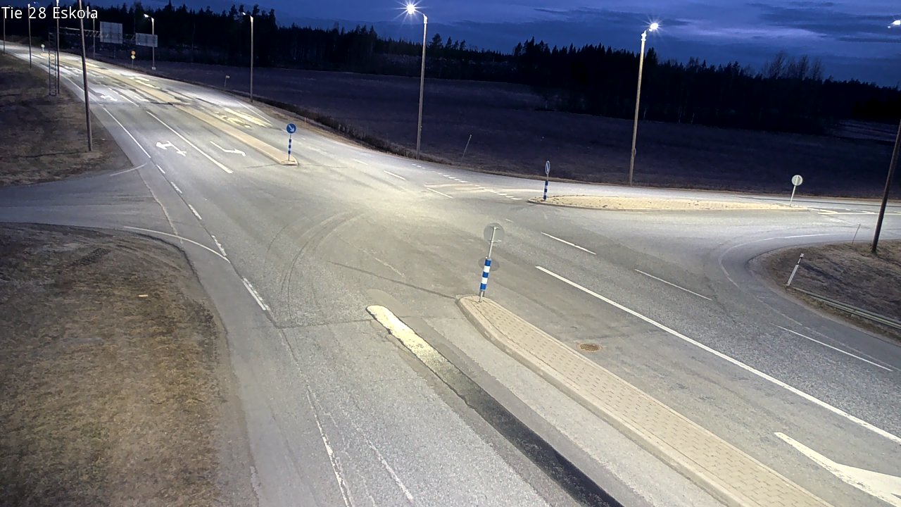 Weather Camera Image Väg 28 Eskola, Kannus, Keski-Pohjanmaa