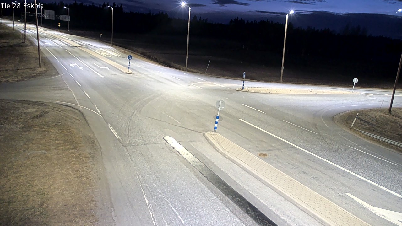 Weather Camera Image Väg 28 Eskola, Kannus, Keski-Pohjanmaa