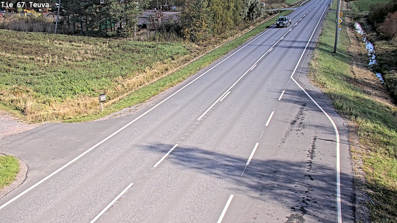Weather Camera Image Road 67 Teuva, Teuva, Etelä-Pohjanmaa