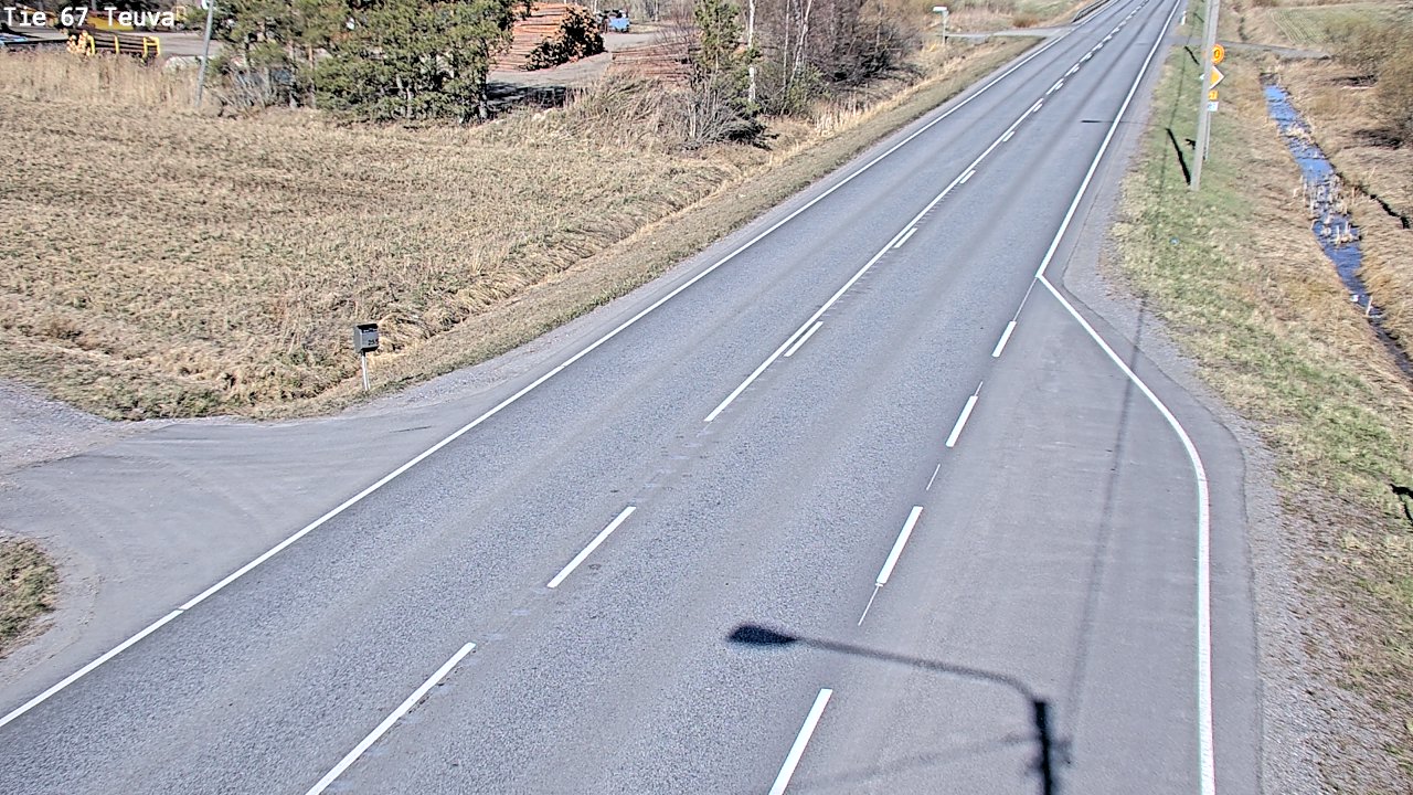 Weather Camera Image Väg 67 Östermark, Teuva, Etelä-Pohjanmaa