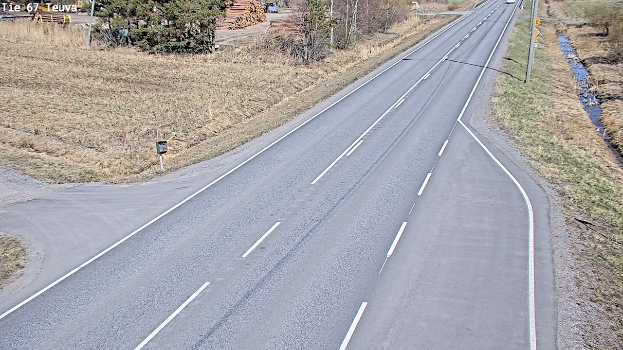 Weather Camera Image Väg 67 Östermark, Teuva, Etelä-Pohjanmaa