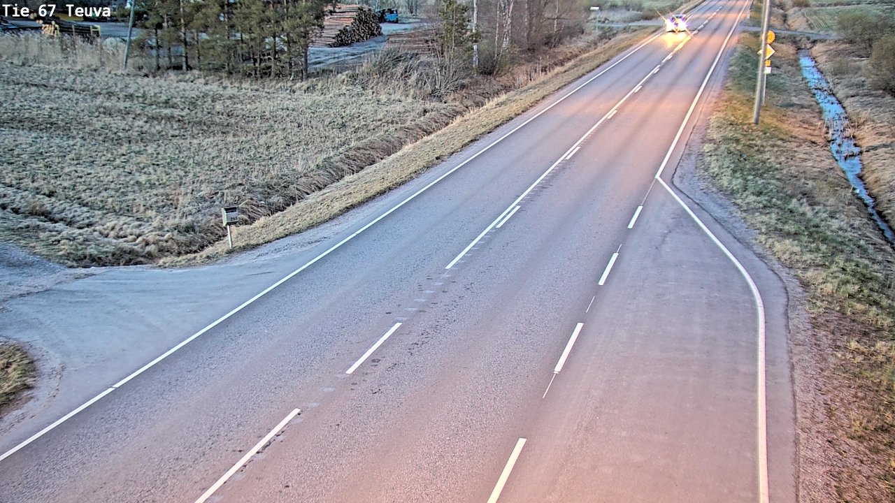 Weather Camera Image Väg 67 Östermark, Teuva, Etelä-Pohjanmaa