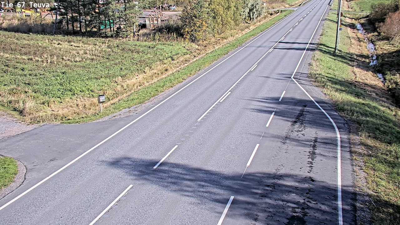 Weather Camera Image Road 67 Teuva, Teuva, Etelä-Pohjanmaa