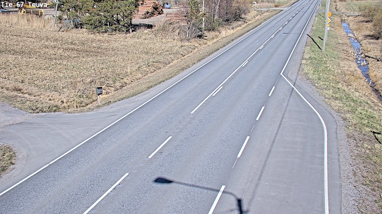 Weather Camera Image Väg 67 Östermark, Teuva, Etelä-Pohjanmaa