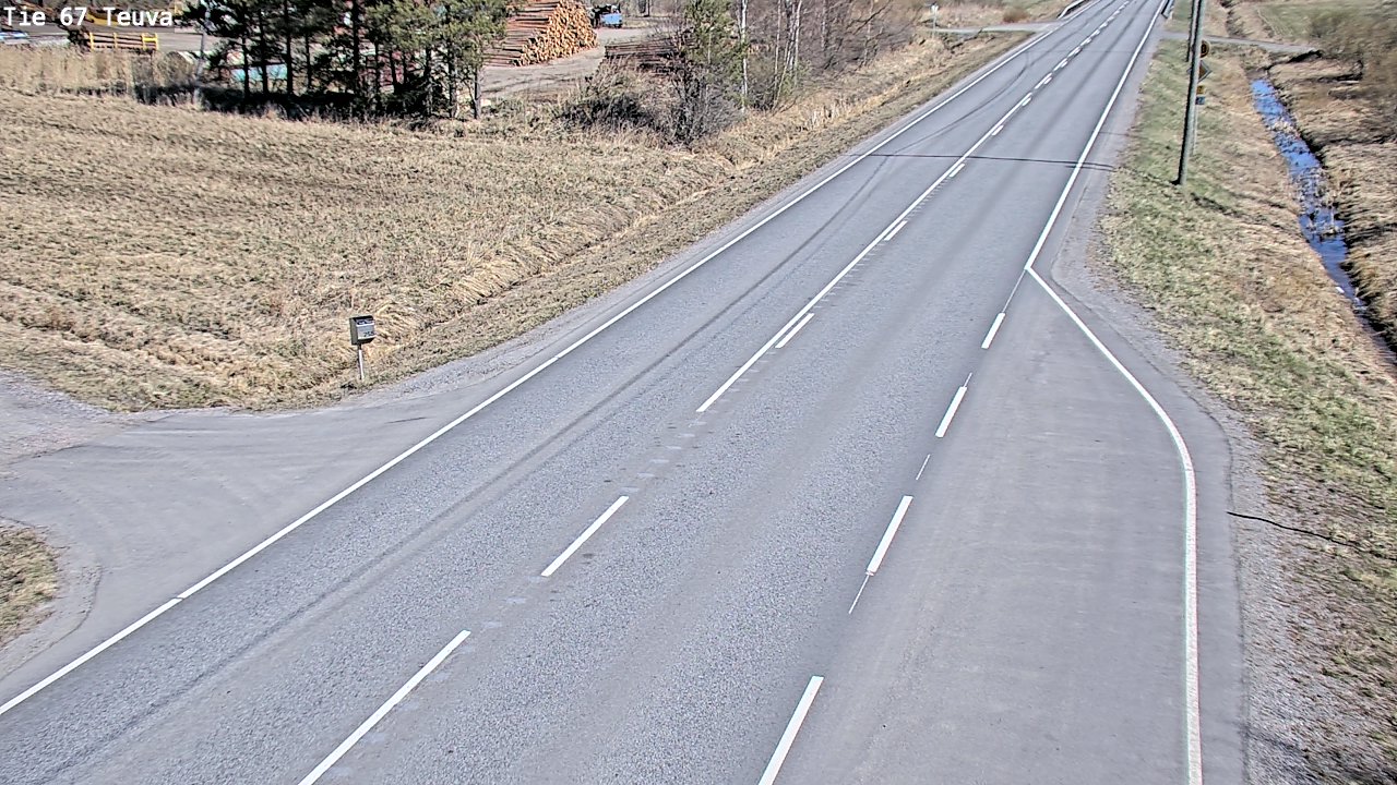 Weather Camera Image Väg 67 Östermark, Teuva, Etelä-Pohjanmaa