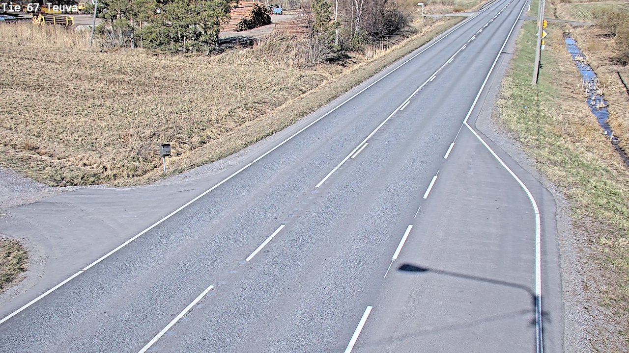 Weather Camera Image Väg 67 Östermark, Teuva, Etelä-Pohjanmaa