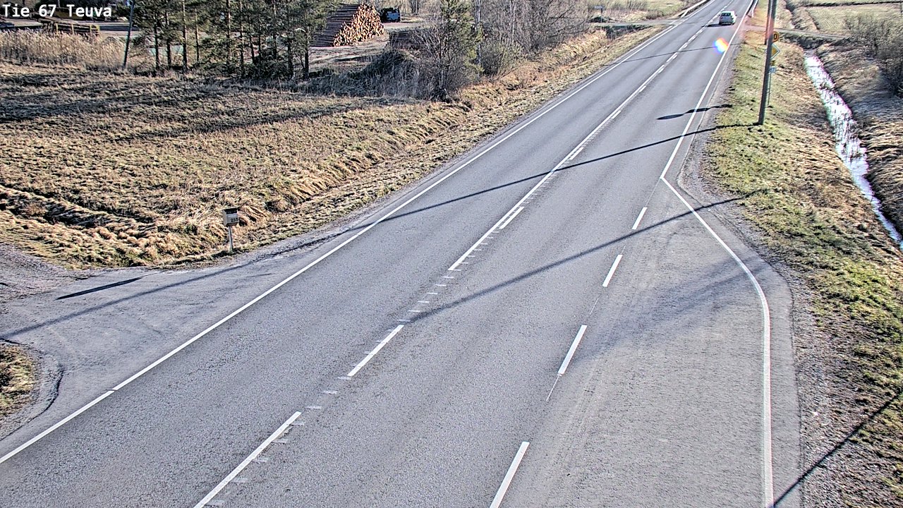 Weather Camera Image Väg 67 Östermark, Teuva, Etelä-Pohjanmaa