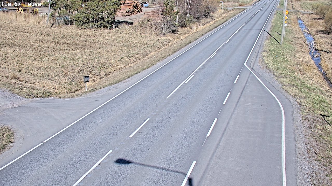 Weather Camera Image Väg 67 Östermark, Teuva, Etelä-Pohjanmaa