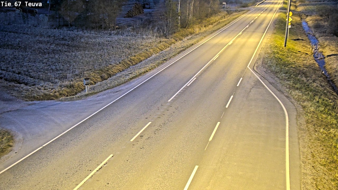Weather Camera Image Väg 67 Östermark, Teuva, Etelä-Pohjanmaa