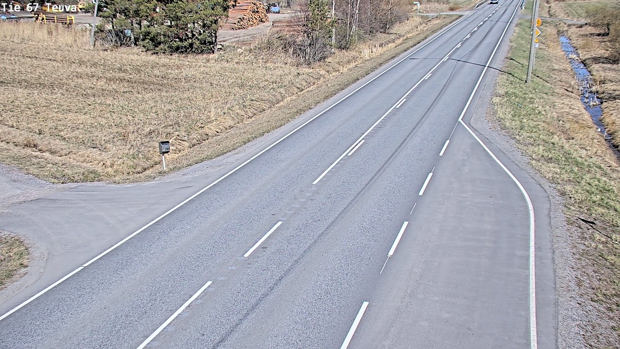 Weather Camera Image Väg 67 Östermark, Teuva, Etelä-Pohjanmaa