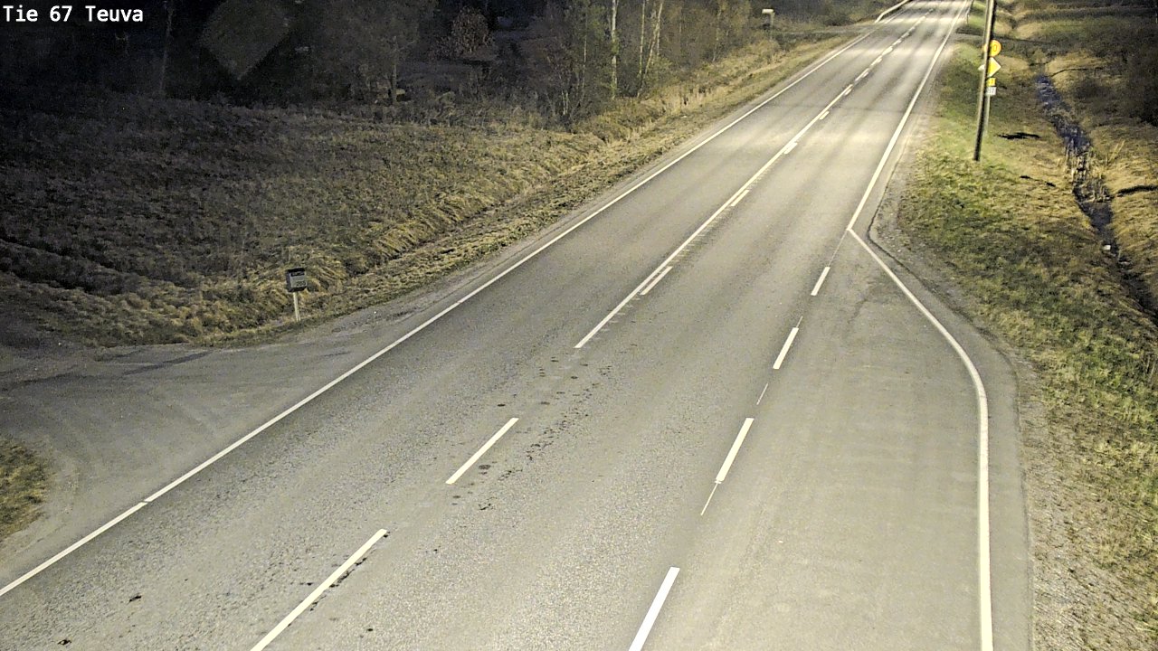 Weather Camera Image Väg 67 Östermark, Teuva, Etelä-Pohjanmaa