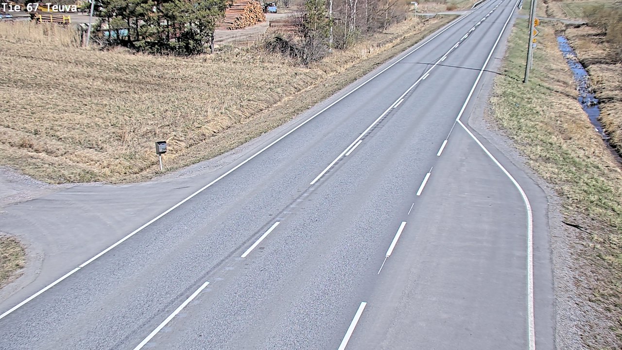 Weather Camera Image Väg 67 Östermark, Teuva, Etelä-Pohjanmaa