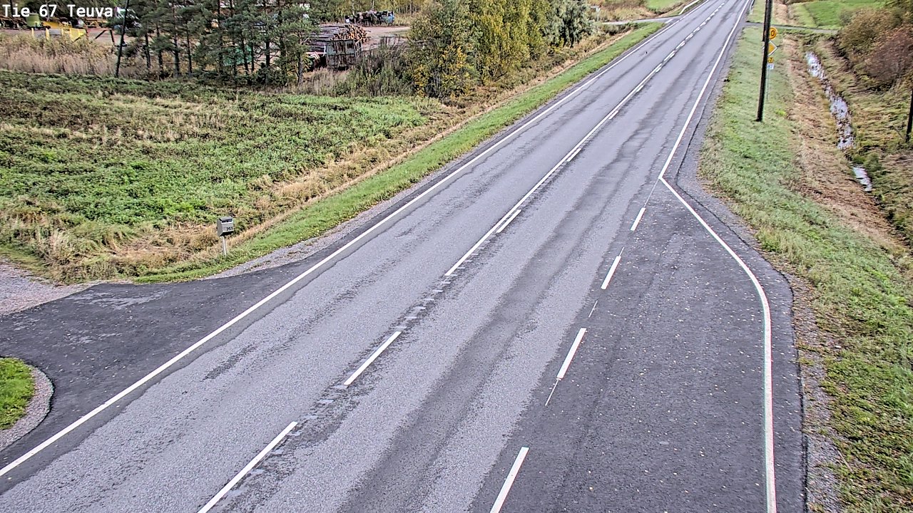 Weather Camera Image Road 67 Teuva, Teuva, Etelä-Pohjanmaa