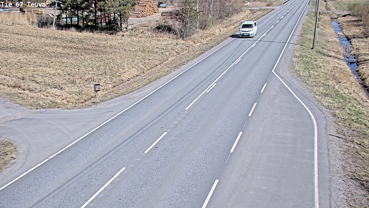 Weather Camera Image Väg 67 Östermark, Teuva, Etelä-Pohjanmaa
